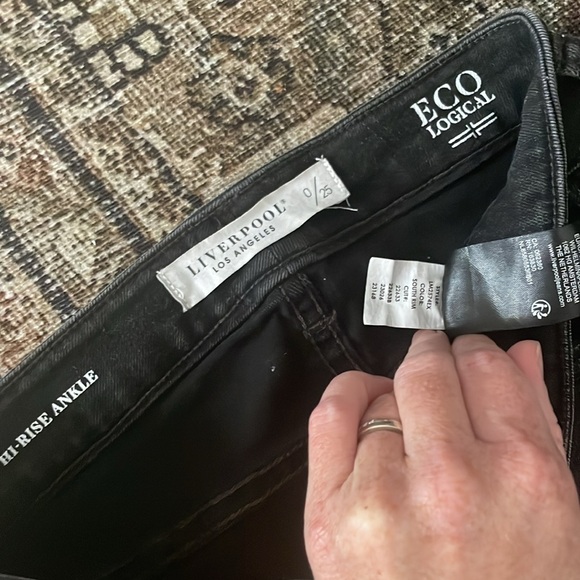 Liverpool Abby Ankle Skinny in color South Rim Jeans - Picture 3 of 5